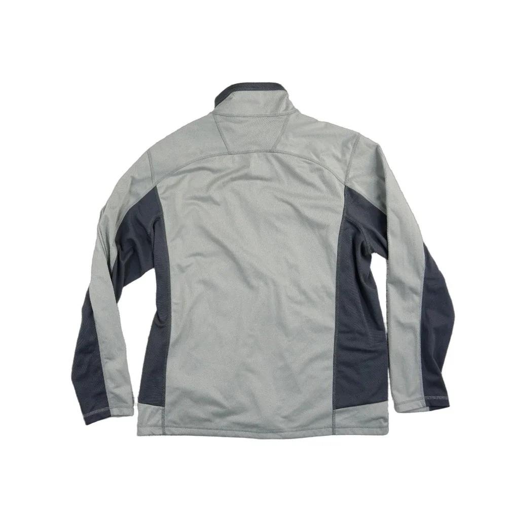 The North Face Fleece Jacket Men's Size XL Grey Full Zip‎ Colorblock